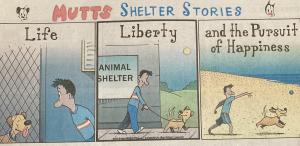 Mutts Shelter Dog cartoon