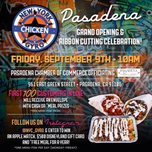 New York Gyros opening flyer